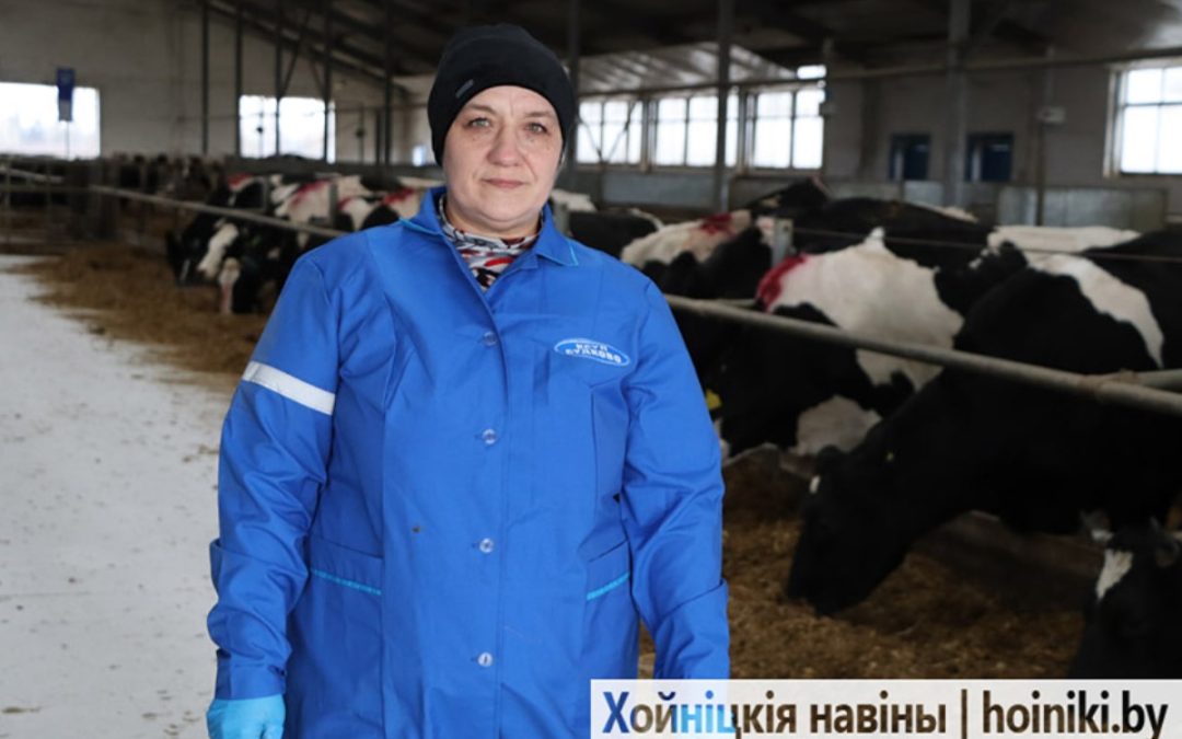 СВЯТЛАНА ЧЭРКАС З МТК «СУДКОВА» ДОІЦЬ 24 ЛІТРЫ НА КАРОВУ