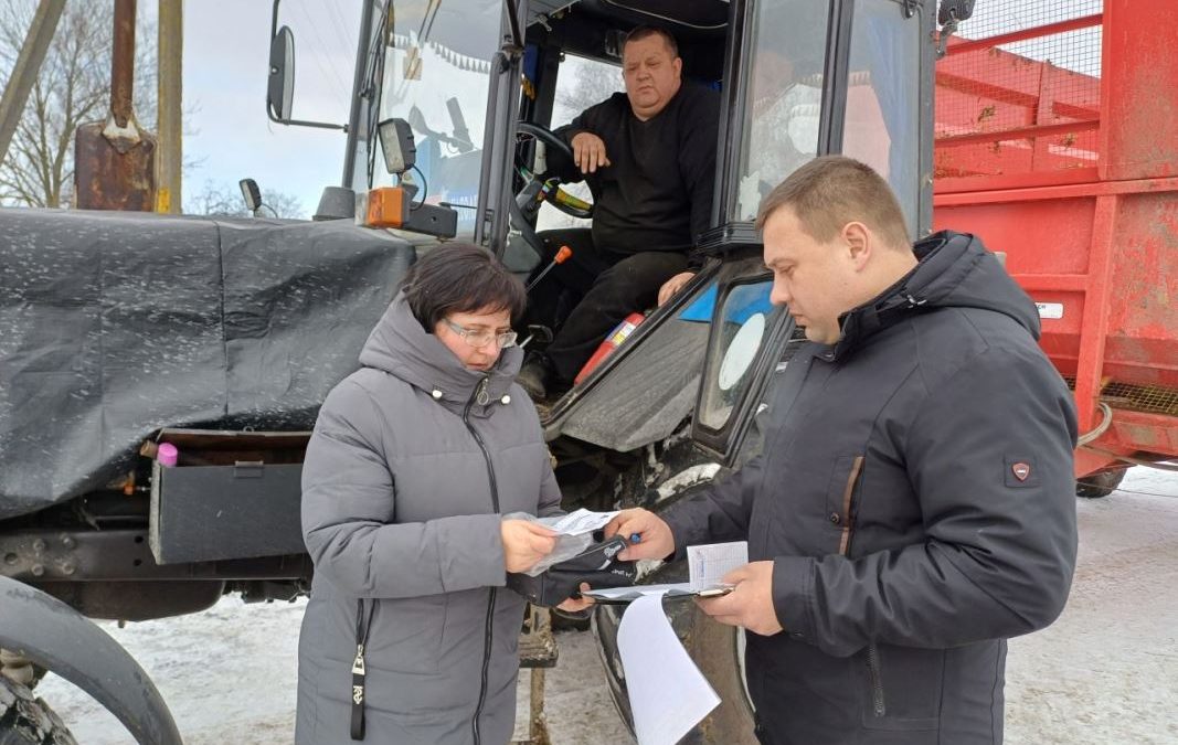 СЕЛЬСКОХОЗЯЙСТВЕННАЯ ТЕХНИКА В БРАГИНСКОМ РАЙОНЕ ПРОХОДИТ ГОСТЕХОСМОТР СОГЛАСНО ПЛАНУ