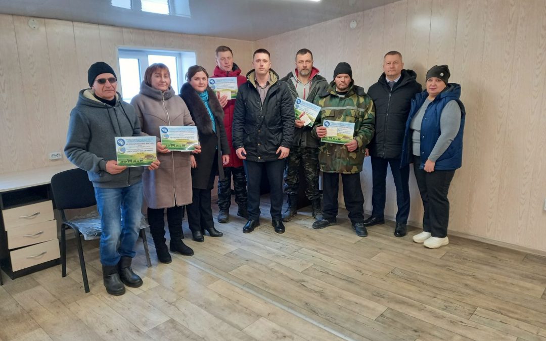 В ОАО «УТЕВСКОЕ» ДОБРУШСКОГО РАЙОНА СОСТОЯЛОСЬ ЧЕСТВОВАНИЕ ЖИВОТНОВОДОВ