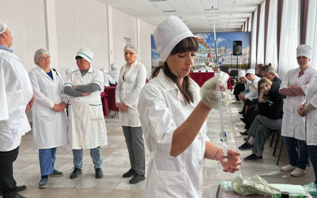 ПРОФЕССИОНАЛЬНОЕ МАСТЕРСТВО, ПРОВЕРЕННОЕ ГОДАМИ: В ГОМЕЛЬСКОМ РАЙОНЕ СОСТОЯЛСЯ КОНКУРС ПО ИСКУССТВЕННОМУ ОСЕМЕНЕНИЮ