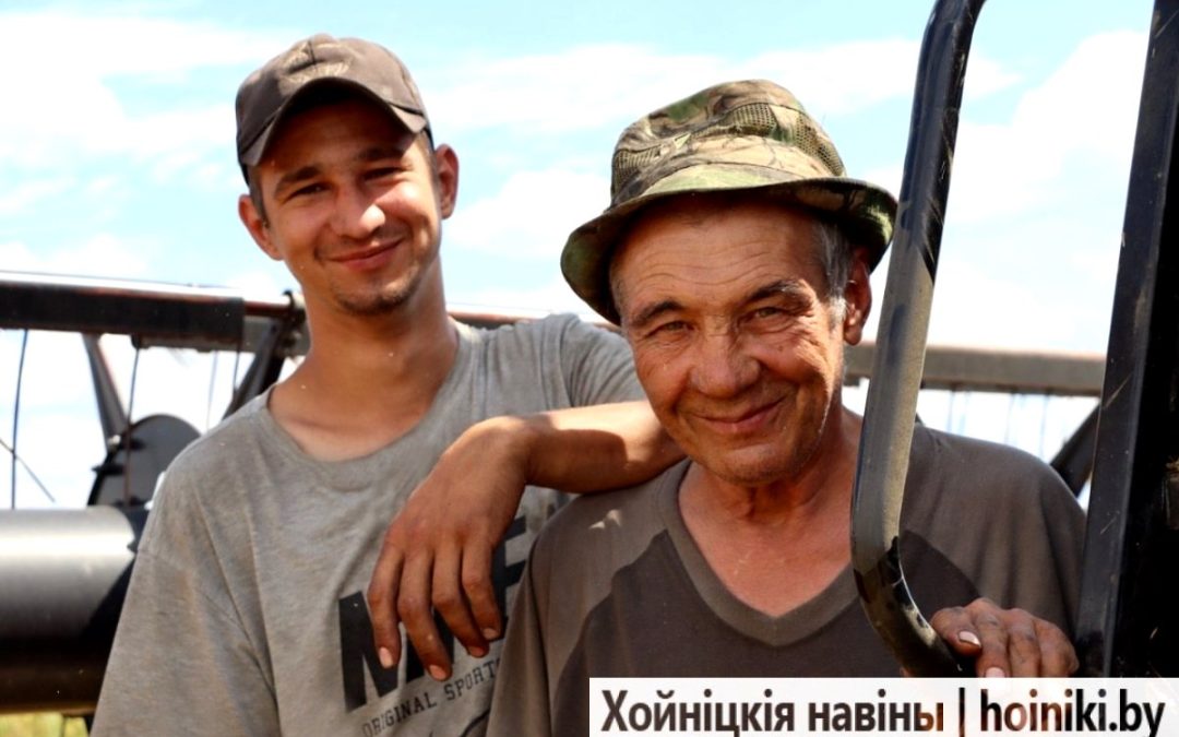 НА УБОРОЧНОЙ — ПАПИН ПОМОЩНИК!