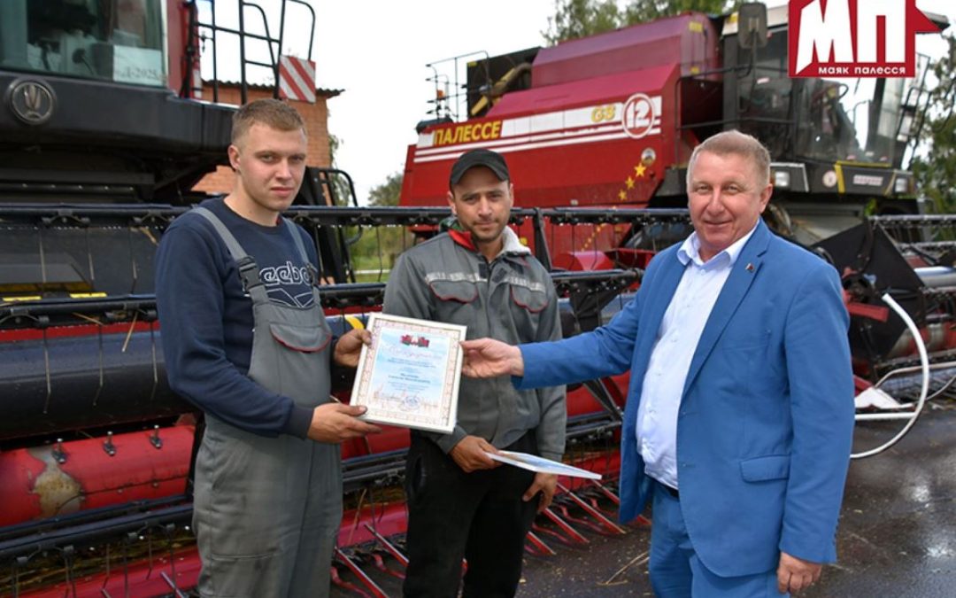 РЕКОРДНЫЙ НАМОЛОТ: ПОЧТИ 46 ТЫС. ТОНН ЗЕРНА ВМЕСТЕ С РАПСОМ – ВКЛАД БРАГИНСКИХ АГРАРИЕВ В ОБЩЕРЕСПУБЛИКАНСКИЙ КАРАВАЙ