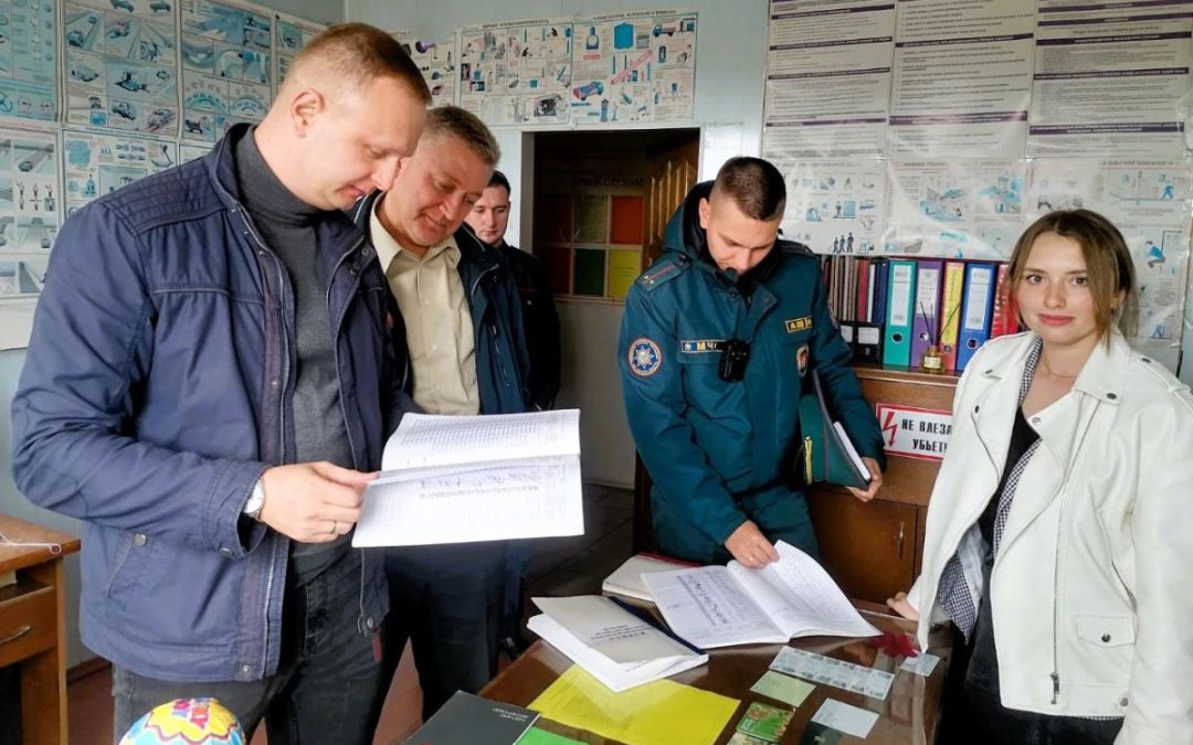 РЕЙД ТЕХНИЧЕСКОЙ ИНСПЕКЦИИ ТРУДА ГОМЕЛЬСКОГО ОБЛАСТНОГО ОБЪЕДИНЕНИЯ ПРОФСОЮЗОВ В БРАГИНСКОМ РАЙОНЕ