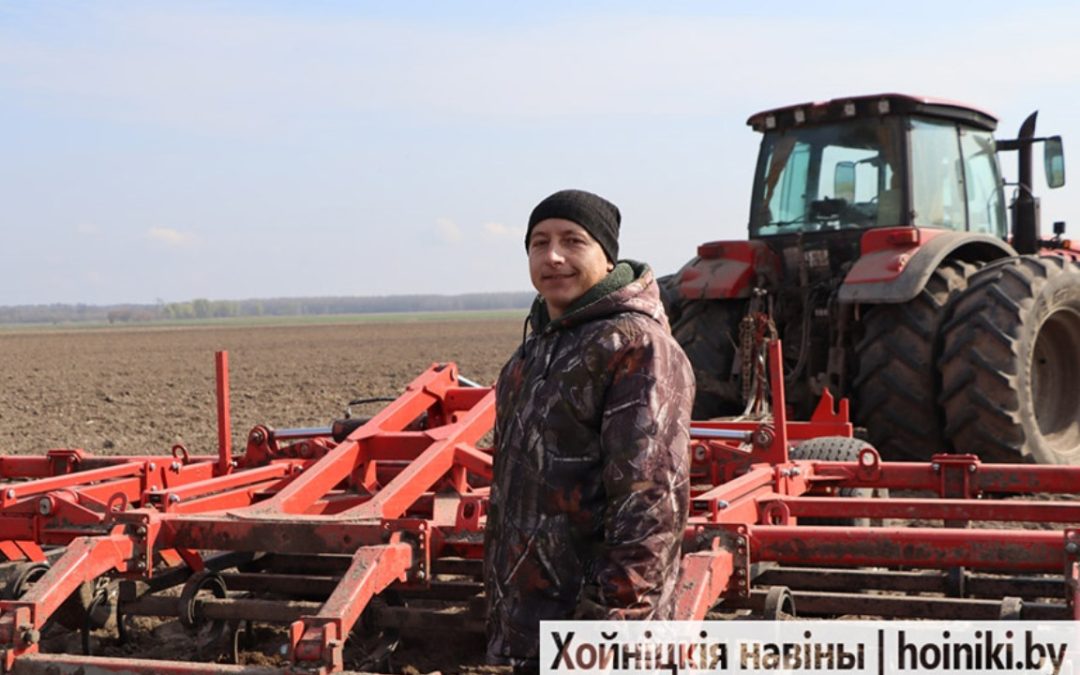 ВЕСНА В ПОЛЕ. ПОСМОТРЕЛИ, КАК ТРУДЯТСЯ АГРАРИИ КСУП «ИМЕНИ И.П. МЕЛЕЖА»